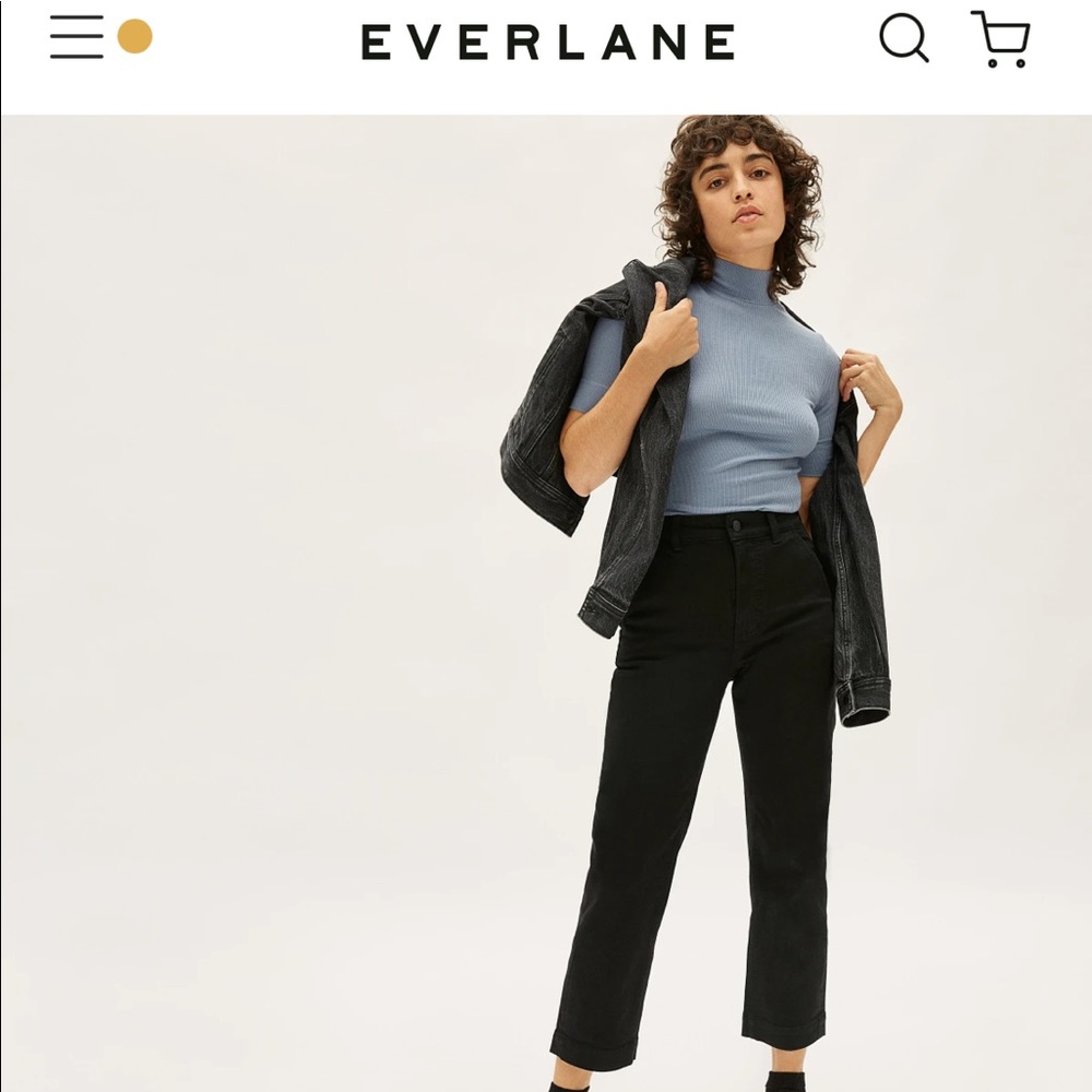 EVERLANE STRAIGHT LEG PANTS